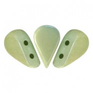 Les perles par Puca® Amos Perlen Opaque light green ceramic look 03000/14457